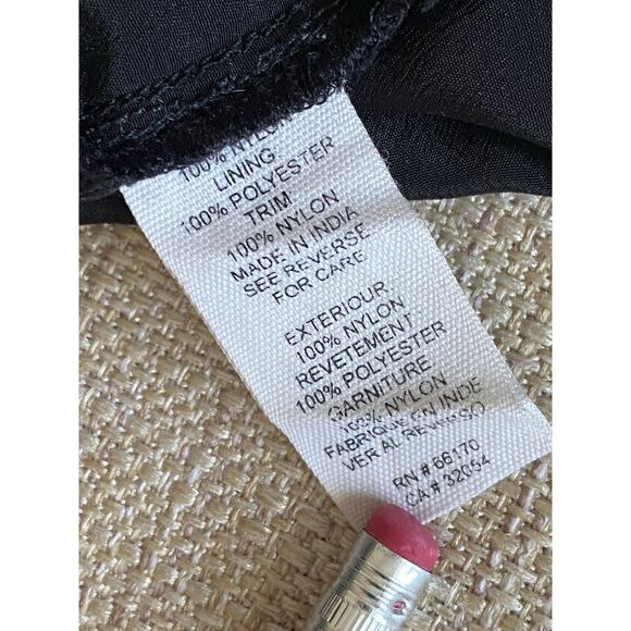 FREE PEOPLE Black Mesh Fan Ruffle Tiered Mini Cocktail Party Dress 6 - Picture 8 of 9